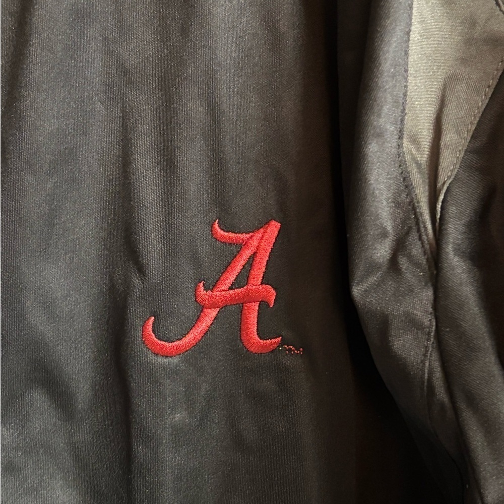 Alabama Antigua Men's Black and Gray Windbreaker Rain Jacket - Picture 2 of 4